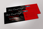 Concert Pass / Party Ticket, a Card Template by Business Flyers (Thumbnail 2 of 2)