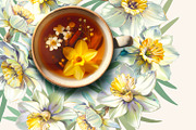 Narcissuses and Butterflies, an Illustration by Shabbypie (Thumbnail 14 of 19)