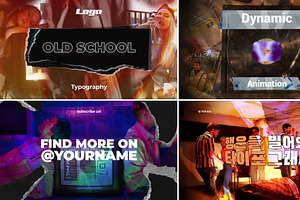 Old School Typography | DaVinci, a Templates & Theme by FlashFXbox