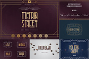 Art Deco Collection - Fonts, Vectors, a Serif Font by VP Fonts (Thumbnail 4 of 23)