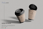 Coffee Cups Mockup, a Cups & Container Mockup by skybluecreative (Thumbnail 1 of 2)