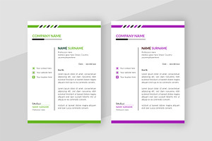 Corporate Business Letterhead Design, a Stationery Template by Jibongfx01