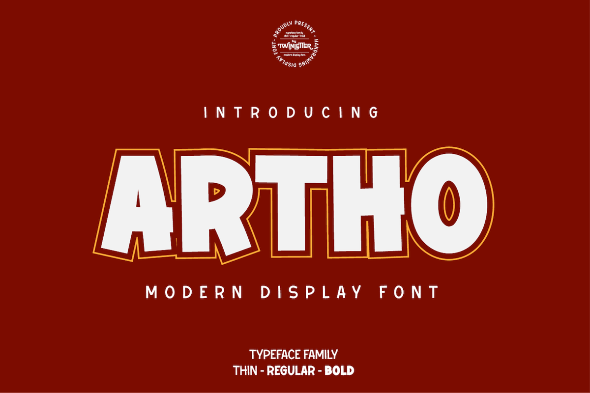 Artho, a Sans Serif Font by twinstd (Photo 1 of 11)
