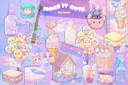 Make it Cute – Kawaii Stickers, an Object Illustration by LuOtero (Thumbnail 5 of 5)