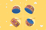 Cartoon Ramadan Drum Kit, a Product Mockup by Qaleb Studio (Thumbnail 5 of 5)