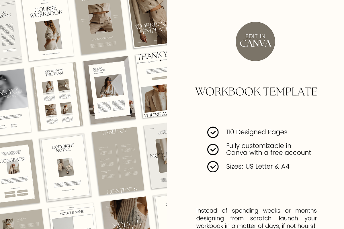 Canva Workbook Template for Coaches, a Magazine Template by Branding Babe Co. (Photo 2 of 10)