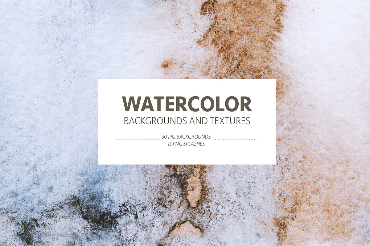 Watercolor backgrounds and textures, an Object Graphic by Iuliia Оva