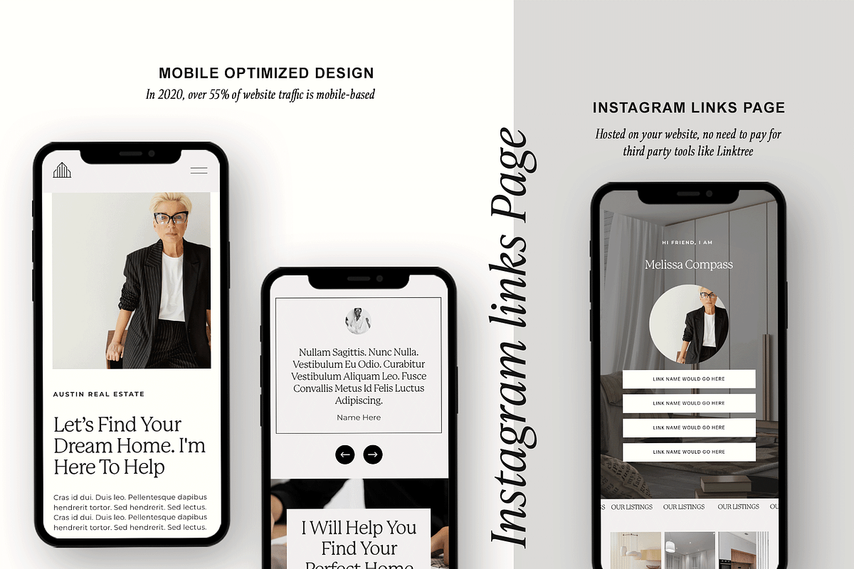 Real Estate Squarespace 7.1 Template, a Marketing Template by Kseniia_Design (Photo 8 of 9)