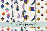 Cute forest  animals set, an Animal Illustration by yana.fefelova (Thumbnail 5 of 5)
