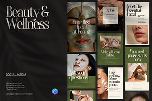 Beauty & Wellness Canva Templates
