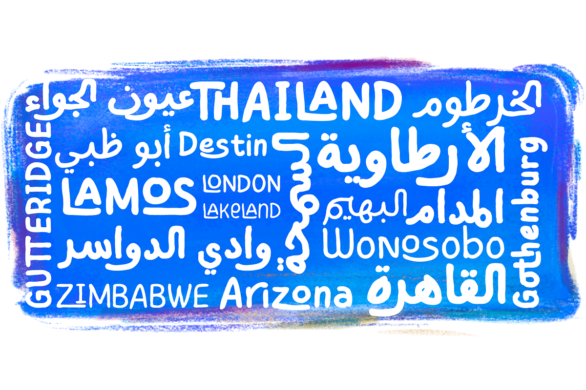 Childos Arabic - Playful font Family, a Handwritten Font by Namela Studio (Photo 3 of 5)