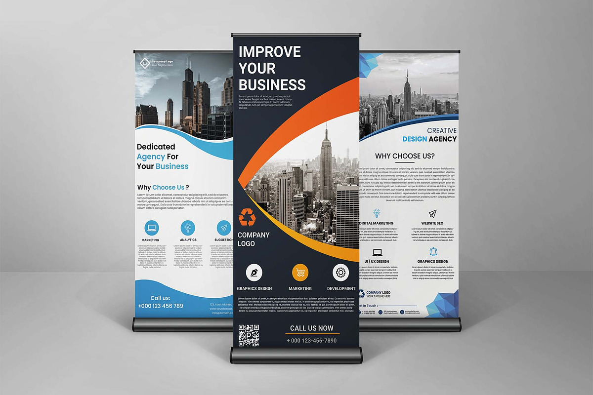 Business Roll-Up Banner, a Flyer Template by nandinigraphics (Photo 1 of 4)