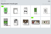 Boards mockups, an Advertising Mockup by Creatoom (Thumbnail 11 of 11)