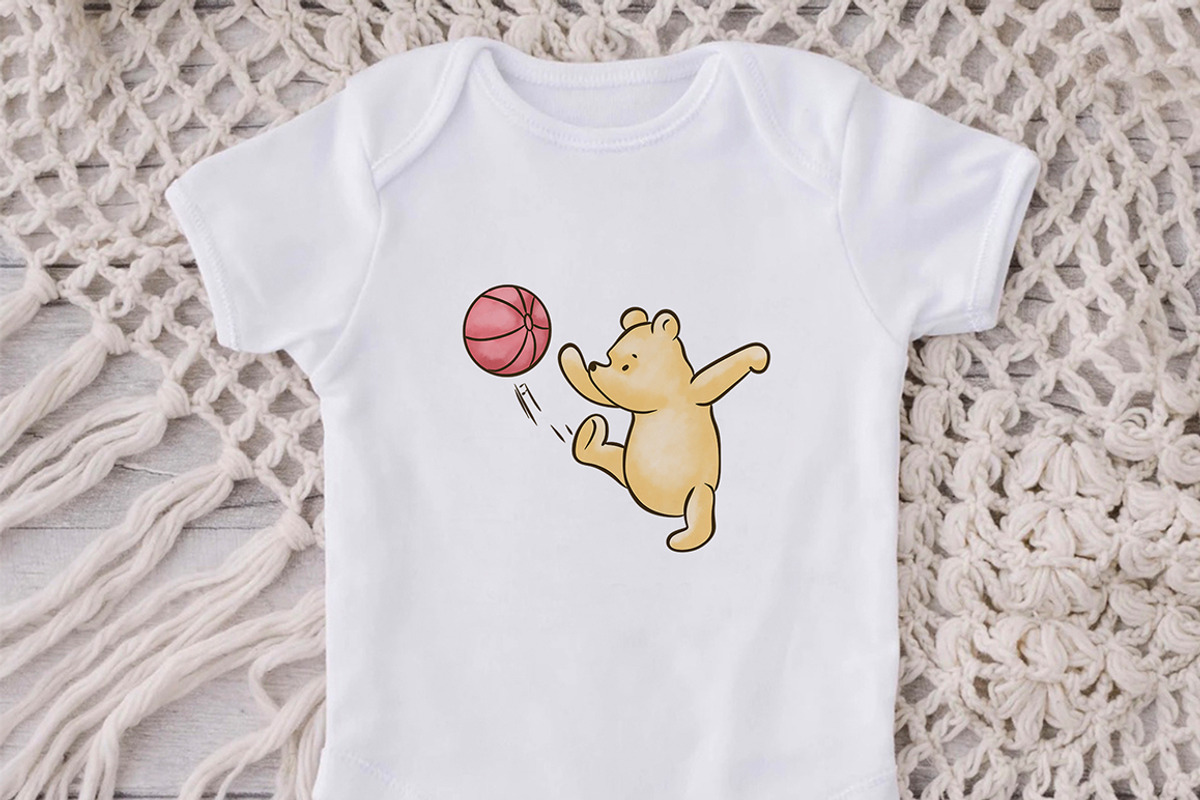 Classic Winne the Pooh Clipart, an Animal Illustration by SvetaArtStore (Photo 5 of 6)