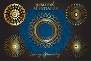Sacred Mandalas Gold Luxury set, an Object Graphic by GraphicRedStudio (Thumbnail 6 of 10)
