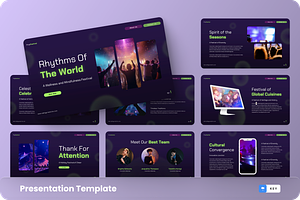 Proposal Festival Keynote Template, a Presentation Template by GraphauseProject