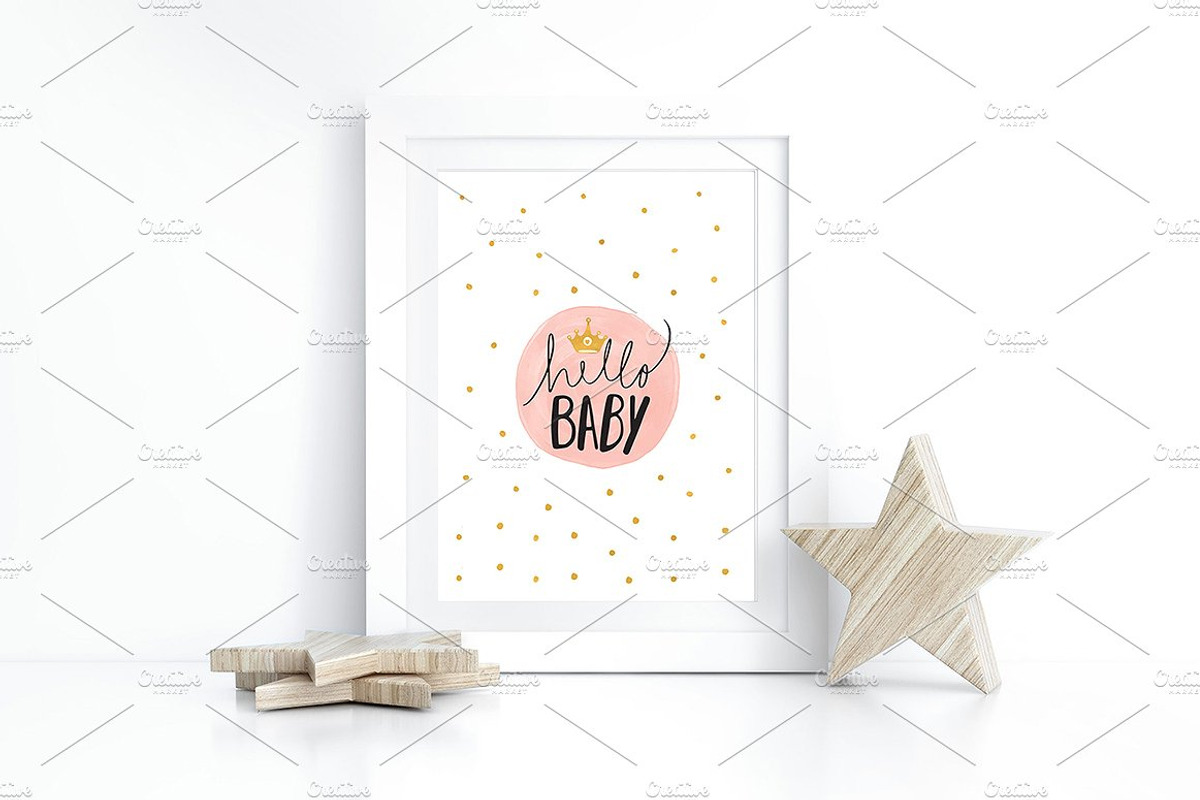 Kids Room Wall/Frame Star MockUp, a Product Mockup by Milan Mockup (Photo 6 of 8)