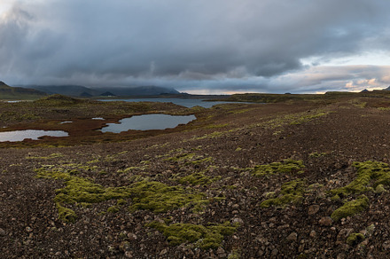 View during auto trip in West Iceland highlands, Snaefellsnes pe, a Nature Photo by YuriyB