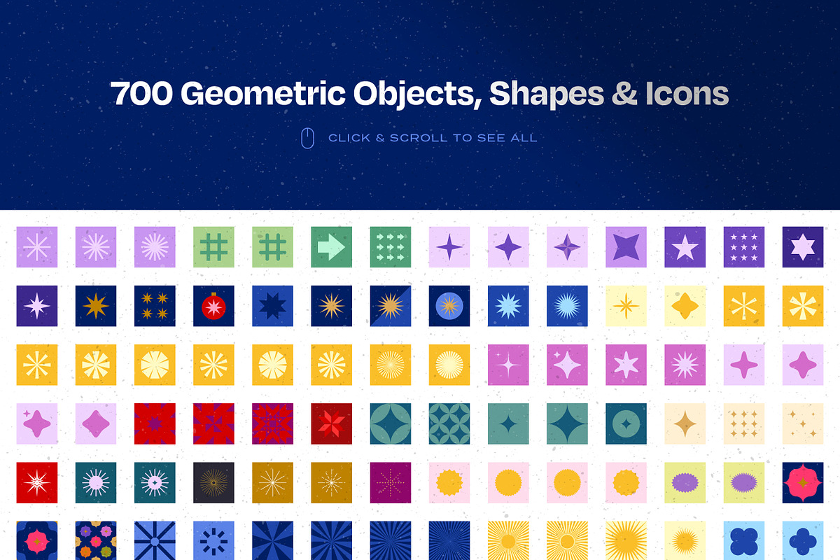 700 Objects, Shapes, Icons, Patterns, a Pattern Graphic by Artec Maison (Photo 9 of 9)