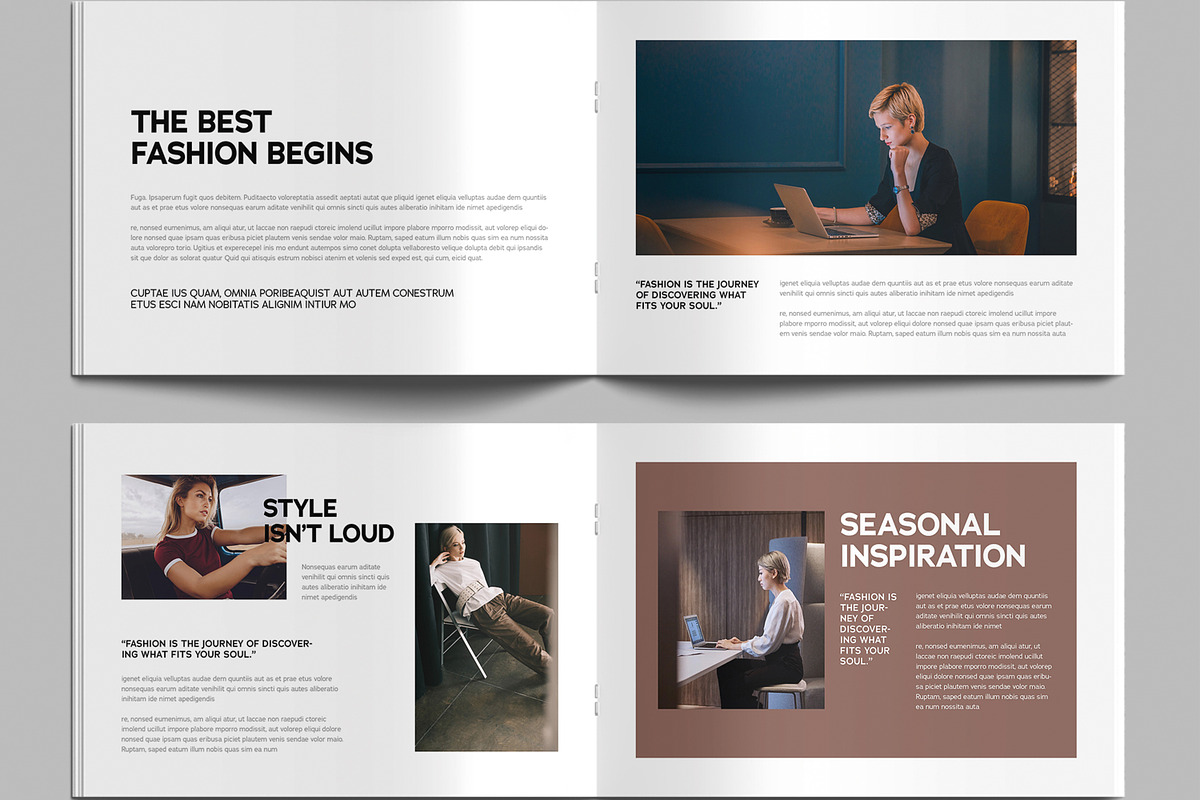 Modern Look Book Magazine Template, a Magazine Template by MightyDesign (Photo 3 of 8)