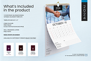 Wall Calendar Template 2024 | Sunday, a Templates & Theme by Florin Chitic (Thumbnail 1 of 2)