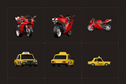 3D Vehicle Models Set, an Emoji Icon by Vectors Market (Thumbnail 11 of 14)
