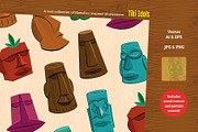 Hawaiian and Tiki Graphics Bundle, an Illustration by Wingsart Studio (Thumbnail 10 of 10)