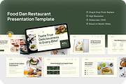 Food dan Restaurant Google Slides, a Presentation Template by Annora Studio (Thumbnail 1 of 5)