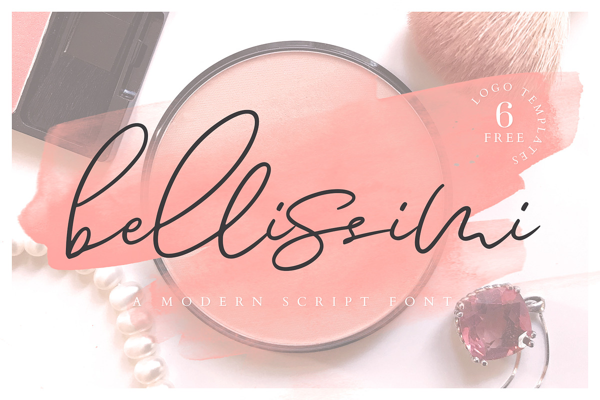 Bellissimi + 6 Free Logo Templates
