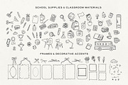 Back to School Hand-Drawn Elements, an Illustration by Claire Emery Designs (Thumbnail 4 of 5)