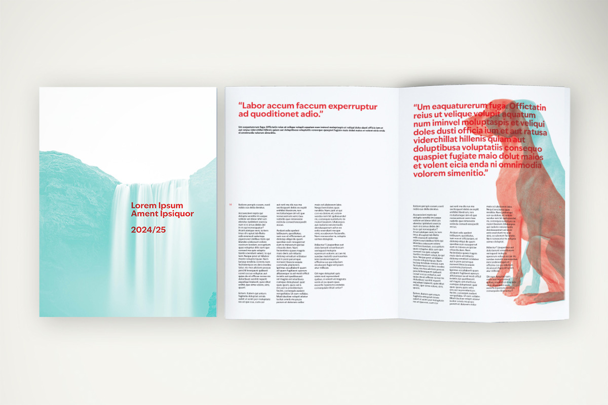 Bold and Modern Aesthetic Magazine, a Print Template by McLittle Stock (Photo 5 of 5)