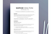 ATS friendly resume template, a Resume Template by Climbwithelevator (Thumbnail 1 of 10)