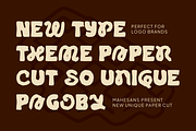 Pagoby – Mixed Cutout Font, a Handwritten Font by Mahesans Co (Thumbnail 3 of 10)