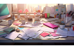 computer workspace table background, a Technology Photo by pikepicture