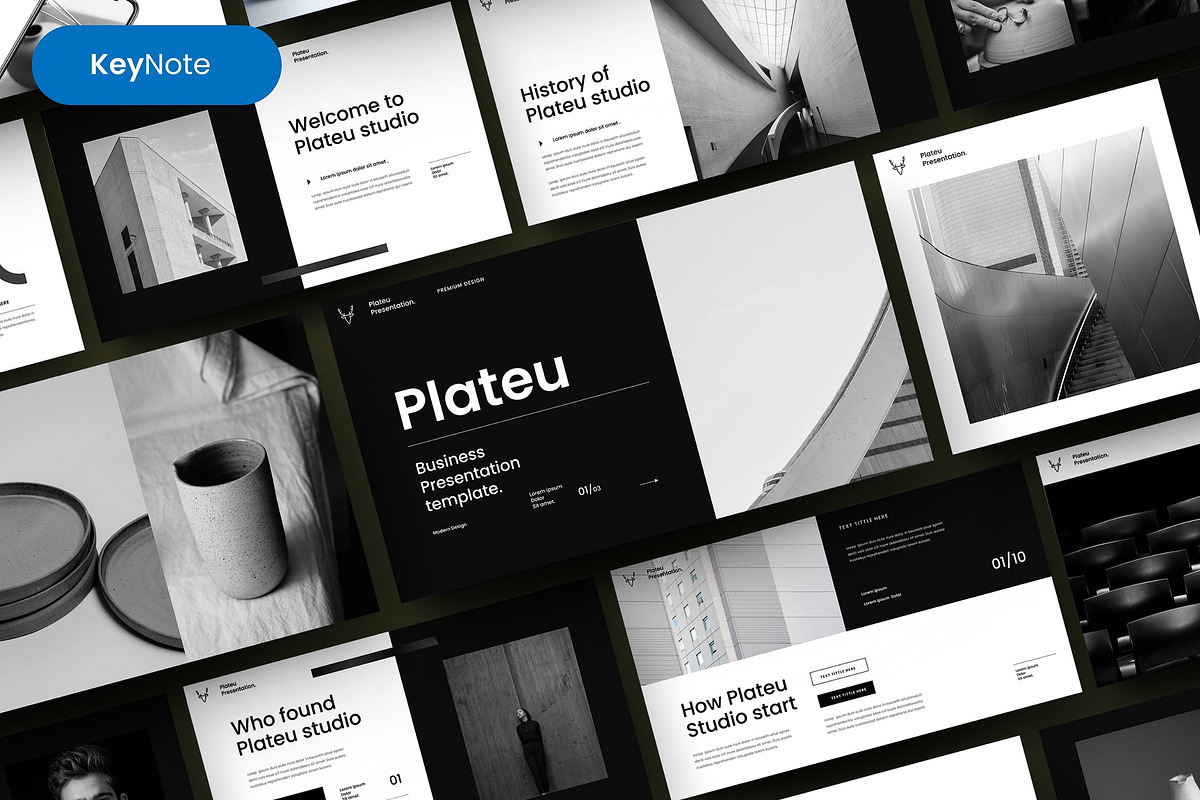 Plateu – Business Keynote Template, a Presentation Template by Dens Creative Studio (Photo 1 of 6)