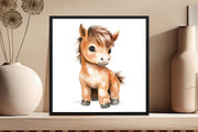 Whimsical Baby Horse clipart, an Illustration by DreamCafeArt (Thumbnail 5 of 5)