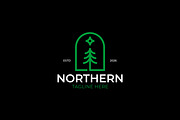 Northern Pine Tree Logo Nature, a Branding & Logo Template by Signatoro (Thumbnail 3 of 3)