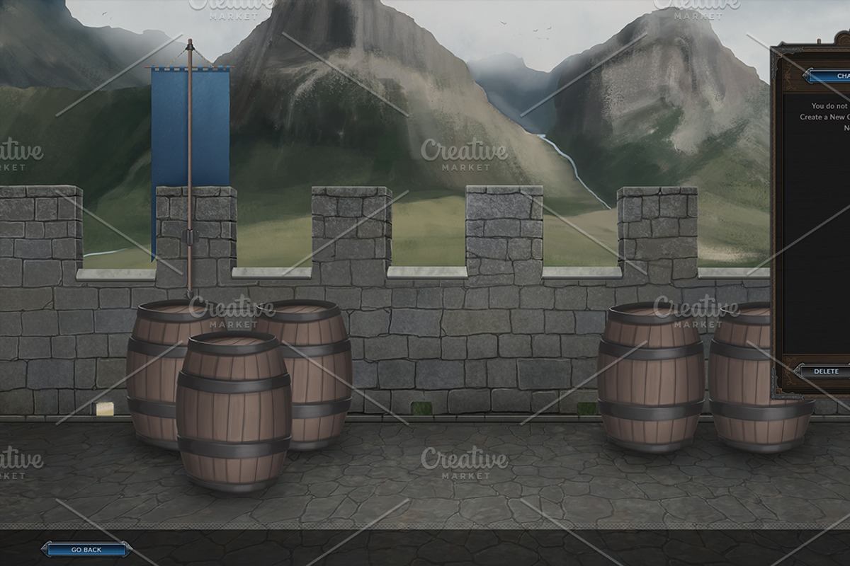 Mercenary - RPG User Interface, a Graphic by Kodiak Graphics (Photo 13 of 14)