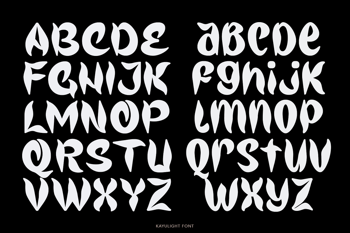 Kayulight Metal Display Font, a Blackletter Font by madeDeduk (Photo 3 of 8)