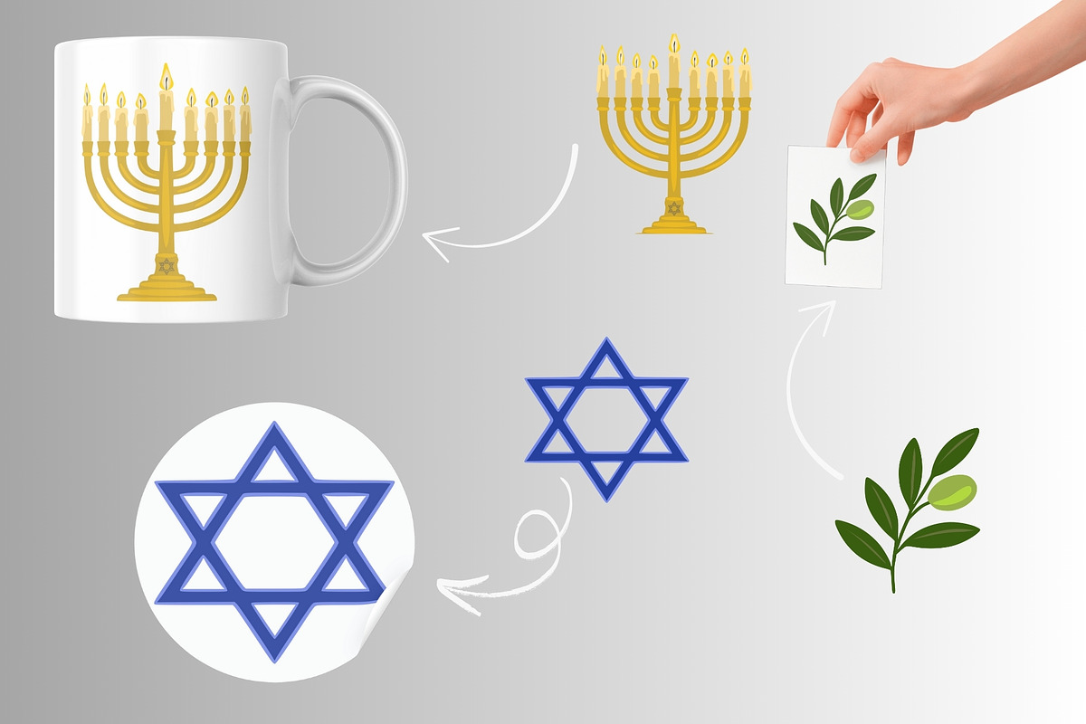 Happy Hanukkah, a Seasonal Illustration by Elatedowl (Photo 14 of 16)