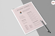 Purple Elegant Resume, a Resume Template by Emaholic Template (Thumbnail 5 of 5)