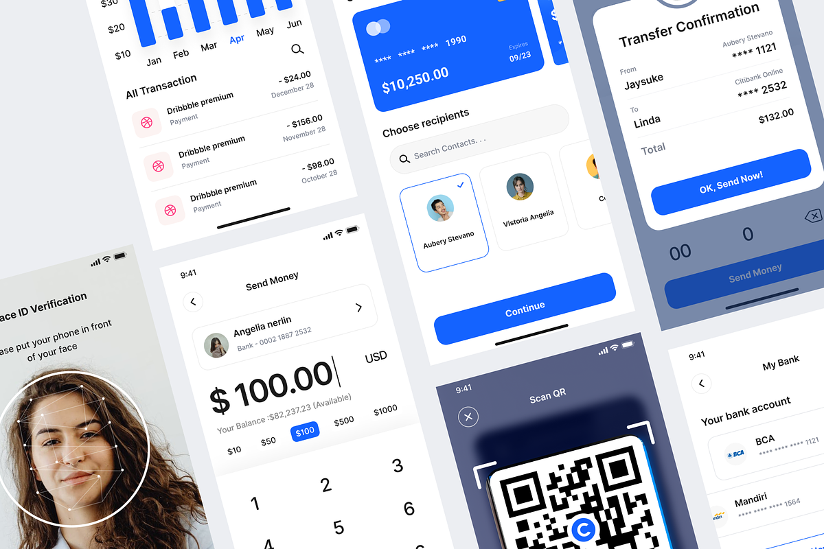 CoPay - Digital Payment & Wallet App, an UI Kit Template by Sans Design (Photo 6 of 6)