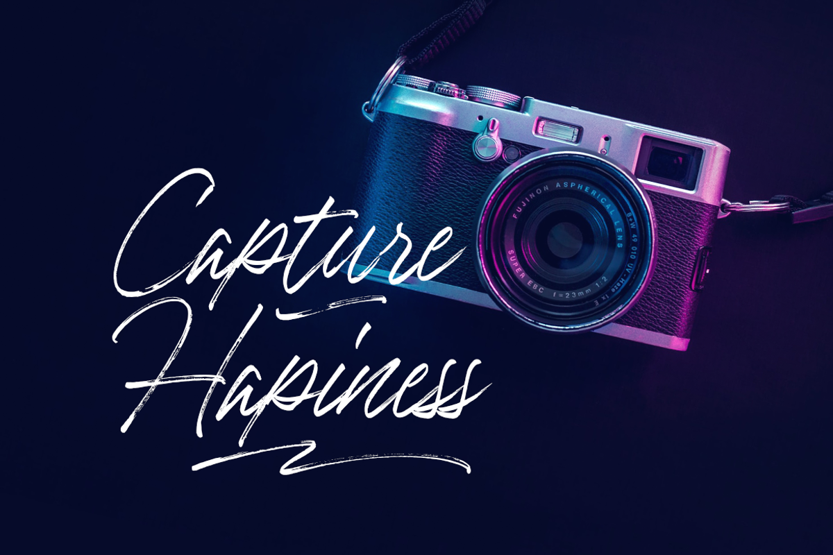 Khingston Brush Script, a Script Font by Creatype Studio (Photo 3 of 10)