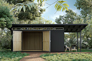 Modern Shed Plans - 8X12 10X12, 8X20, an Object Graphic by elevatedspaces (Thumbnail 5 of 6)