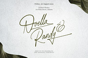 Raleigh Handwriting - Signature Font, a Script Font by Bale Type (Thumbnail 2 of 9)