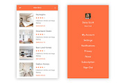 Real Estate & Property Adobe XD App, an UI Kit Template by themelove (Thumbnail 4 of 16)