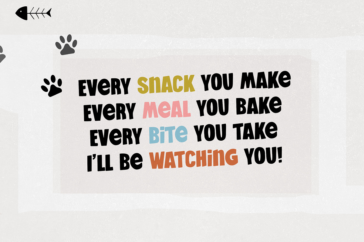 Awesome Dog | Playful Font, a Handwritten Font by elvinova (Photo 3 of 7)