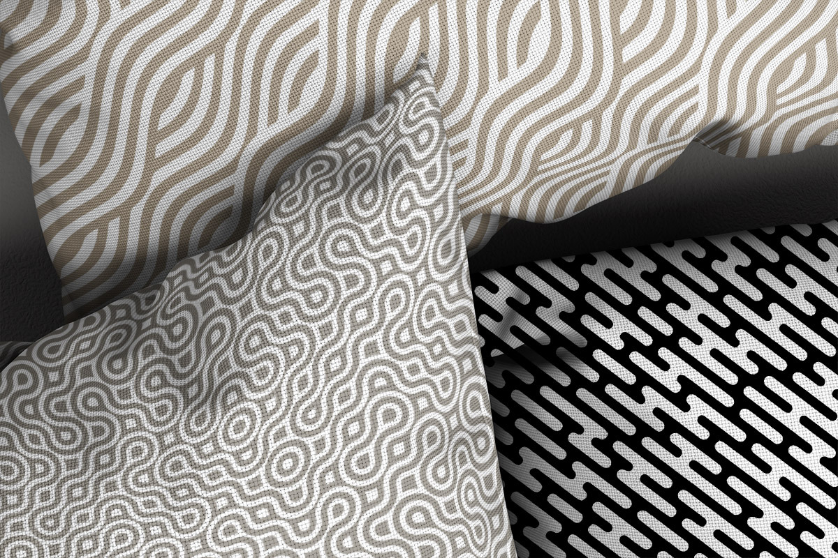 18 Monochrome Geometric Patterns, a Pattern Graphic by Jennadesigns (Photo 9 of 15)