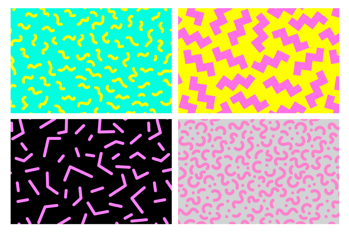 80's Fever II - 24 Patterns!, a Pattern Graphic by fontalicious (Photo 6 of 9)