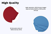 Bella Canvas Mockup Bundle Shirts, a Shirt Mockup by creativsupply (Thumbnail 4 of 6)